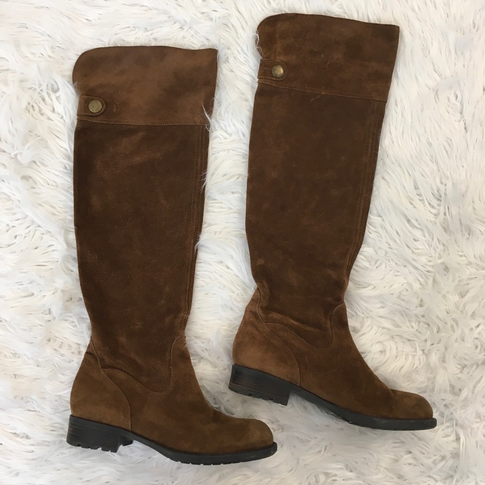 Brown Suede Boots